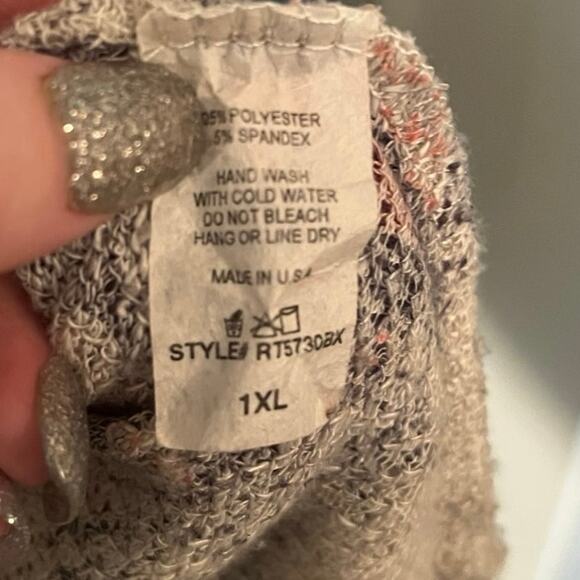 Blushed Open Knit Aztec Open Front Sweater 2XL Southwestern Western Bohemian - Picture 8 of 9